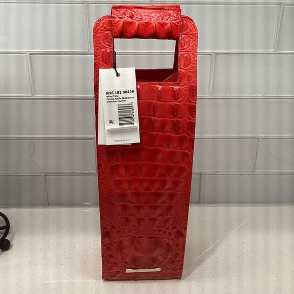 Brahmin Wine Tote Candy Apple Red - Picture 2 of 5